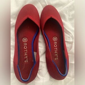 Rothy’s red flats
